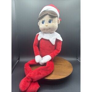 Vtg. Elf on the Shelf Plush Doll Christmas Holiday Decoration Kids Toy 27" LARGE